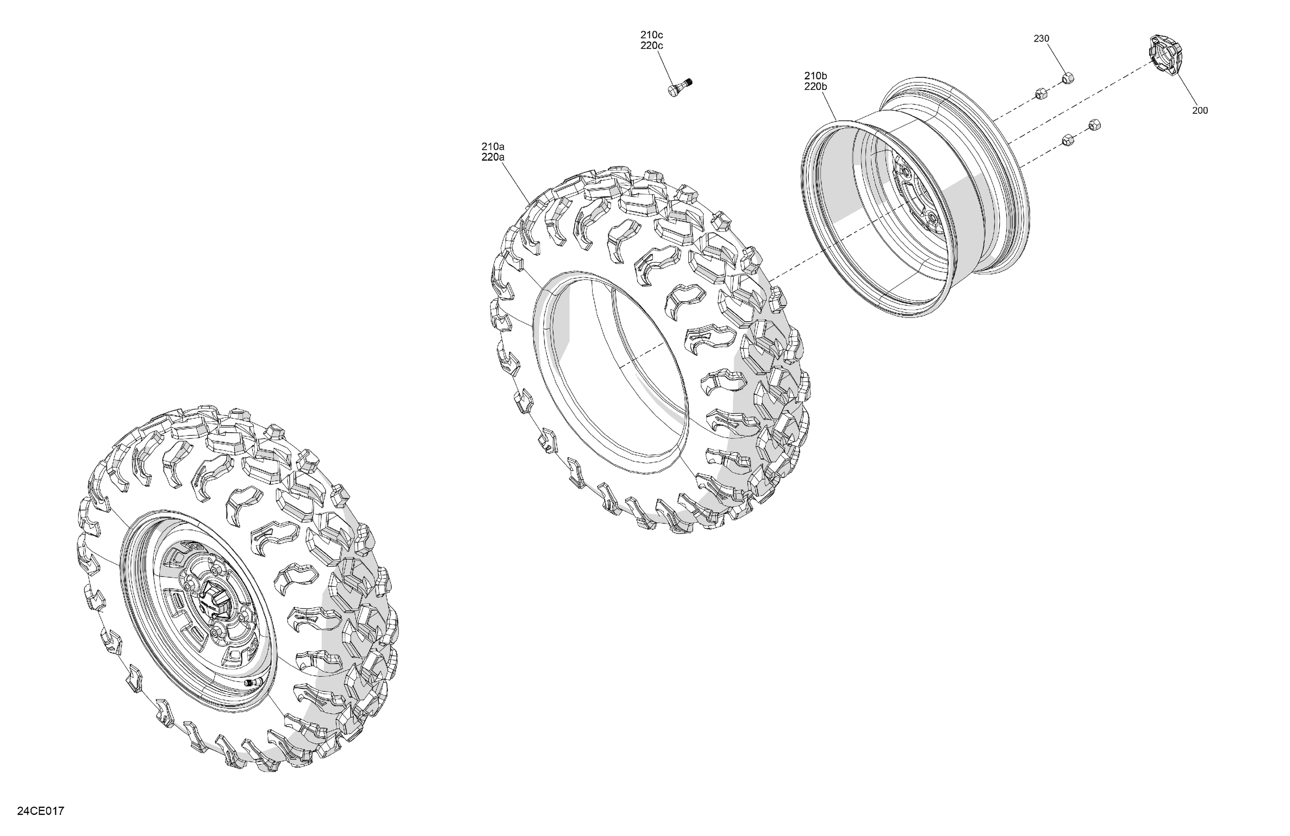 04  ENTRAINEMENT ROUES AVANT POUR TRAXTER HD7 BASE VERT ESCADRON 2025