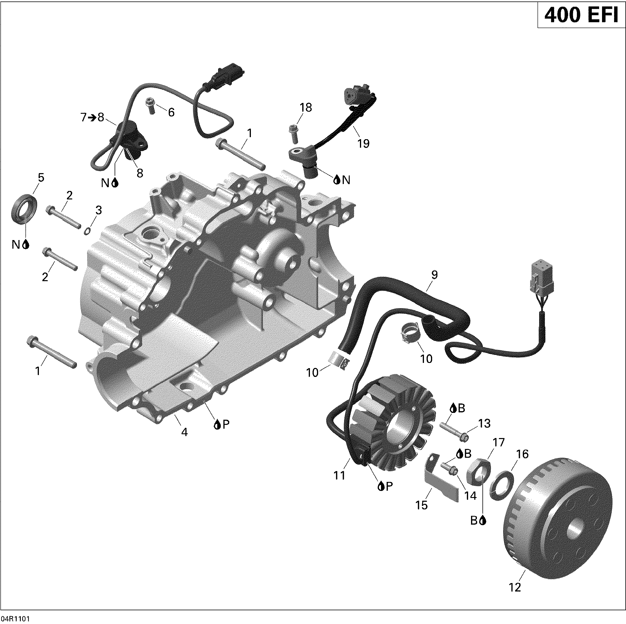 03  MAGNETO POUR OUTLANDER MAX STD ROUGE 2011