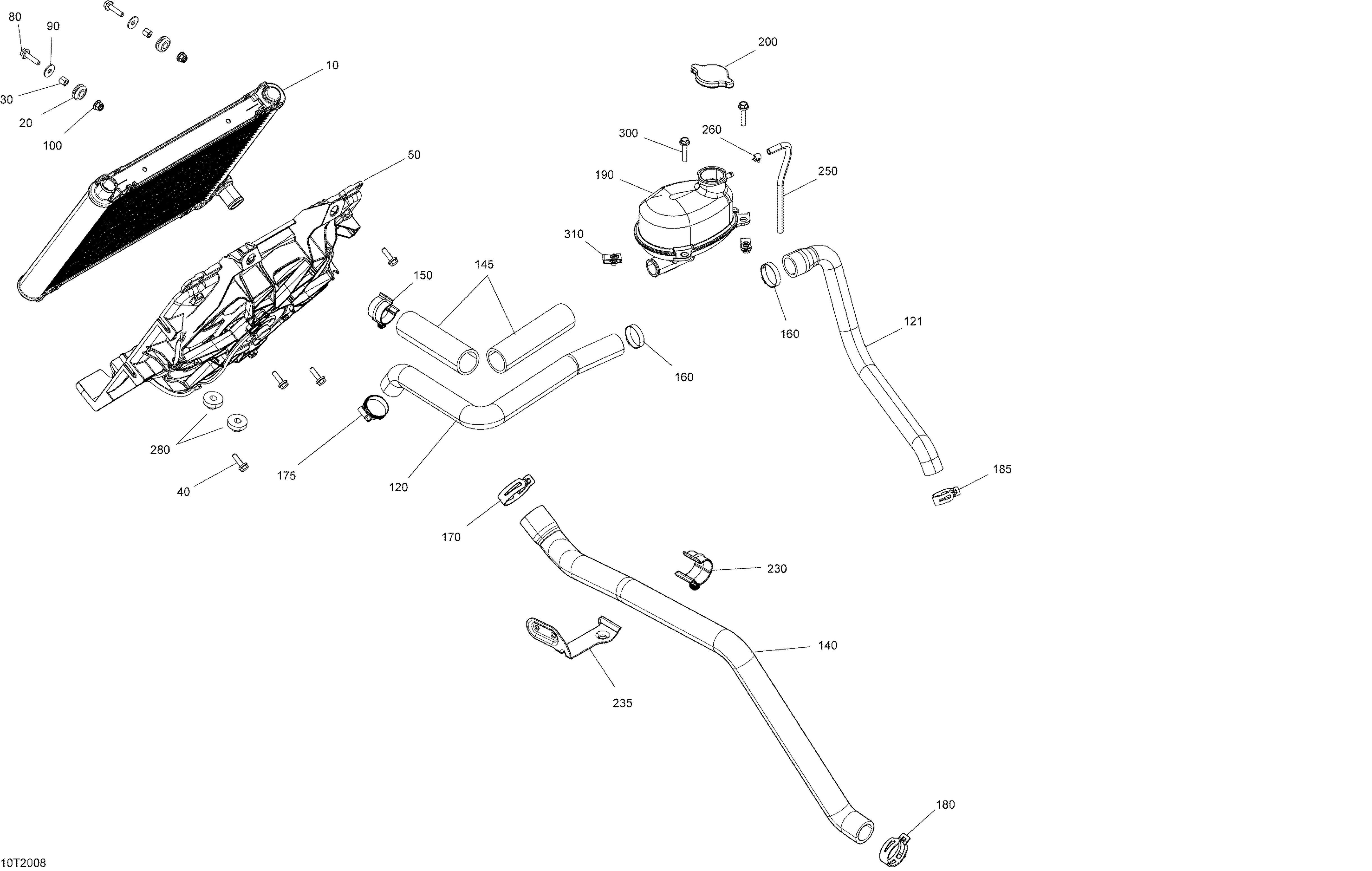 01  REFROIDISSEMENT POUR OUTLANDER 570 EFI DPS ORANGE 2020