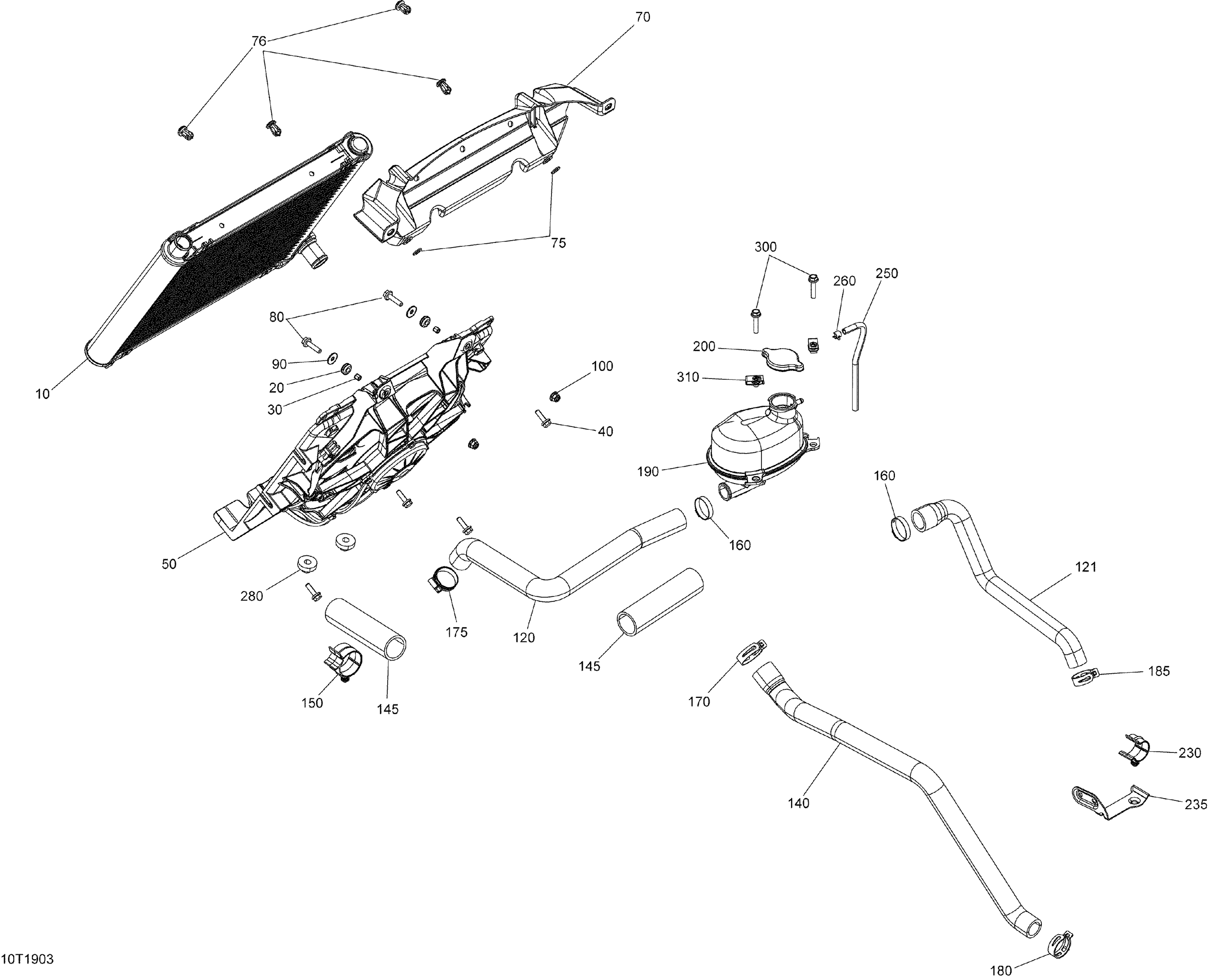 01  REFROIDISSEMENT POUR OUTLANDER 570 EFI PRO NORDIC VERT ESCADRON 2019