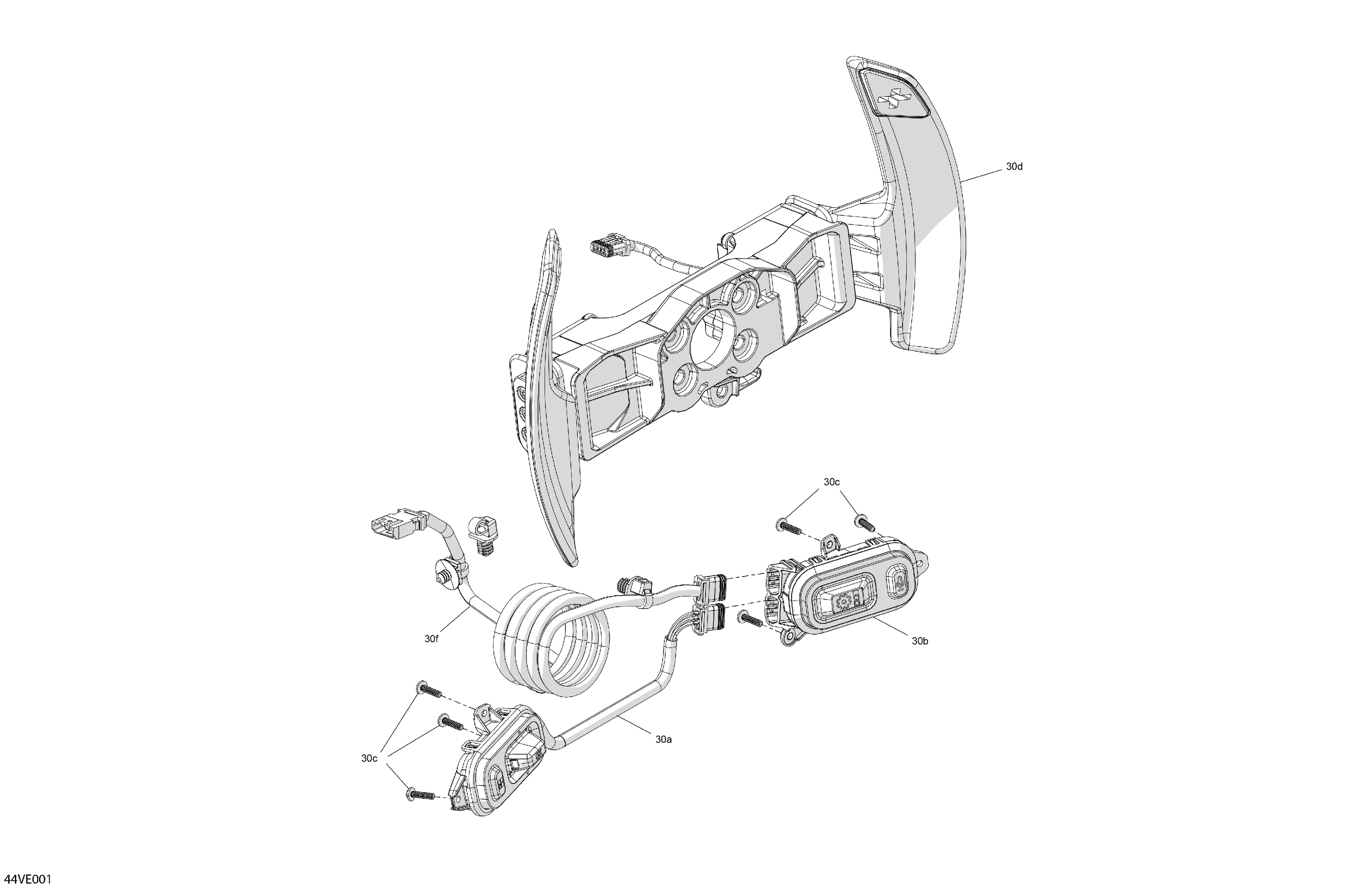 08  ELECTRIQUE DIRECTION ELECTRIQUE POUR MAVERICK R 996NT XRS NEO JAUNE 2024