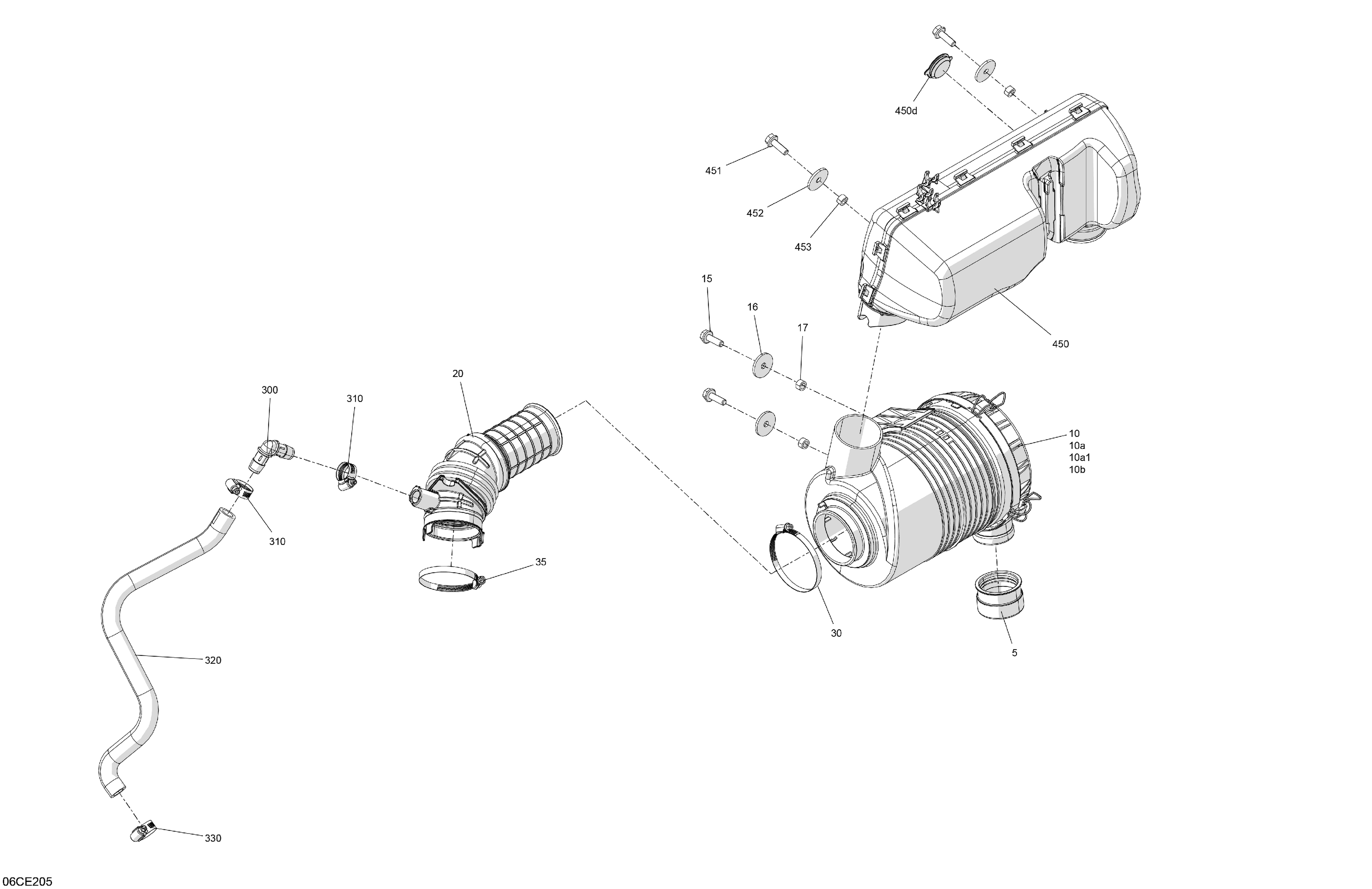 02  MOTEUR ADMISSION DAIR POUR TRAXTER 6X6 HD10 DPS VERT ESCADRON 2025