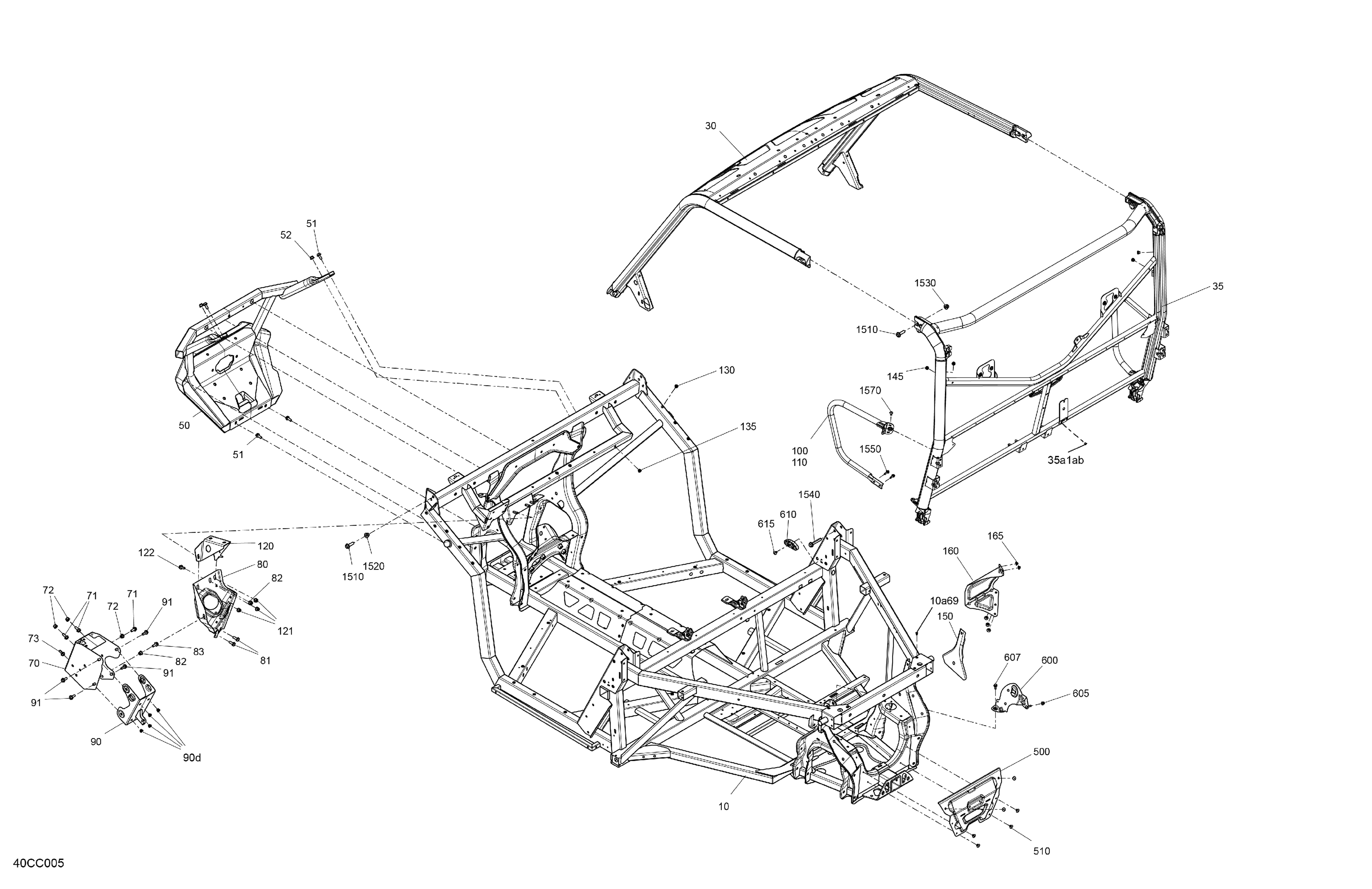 06  CHASSIS SYSTEME POUR TRAXTER HD9 DPS VERT TUNDRA EPANO 2023