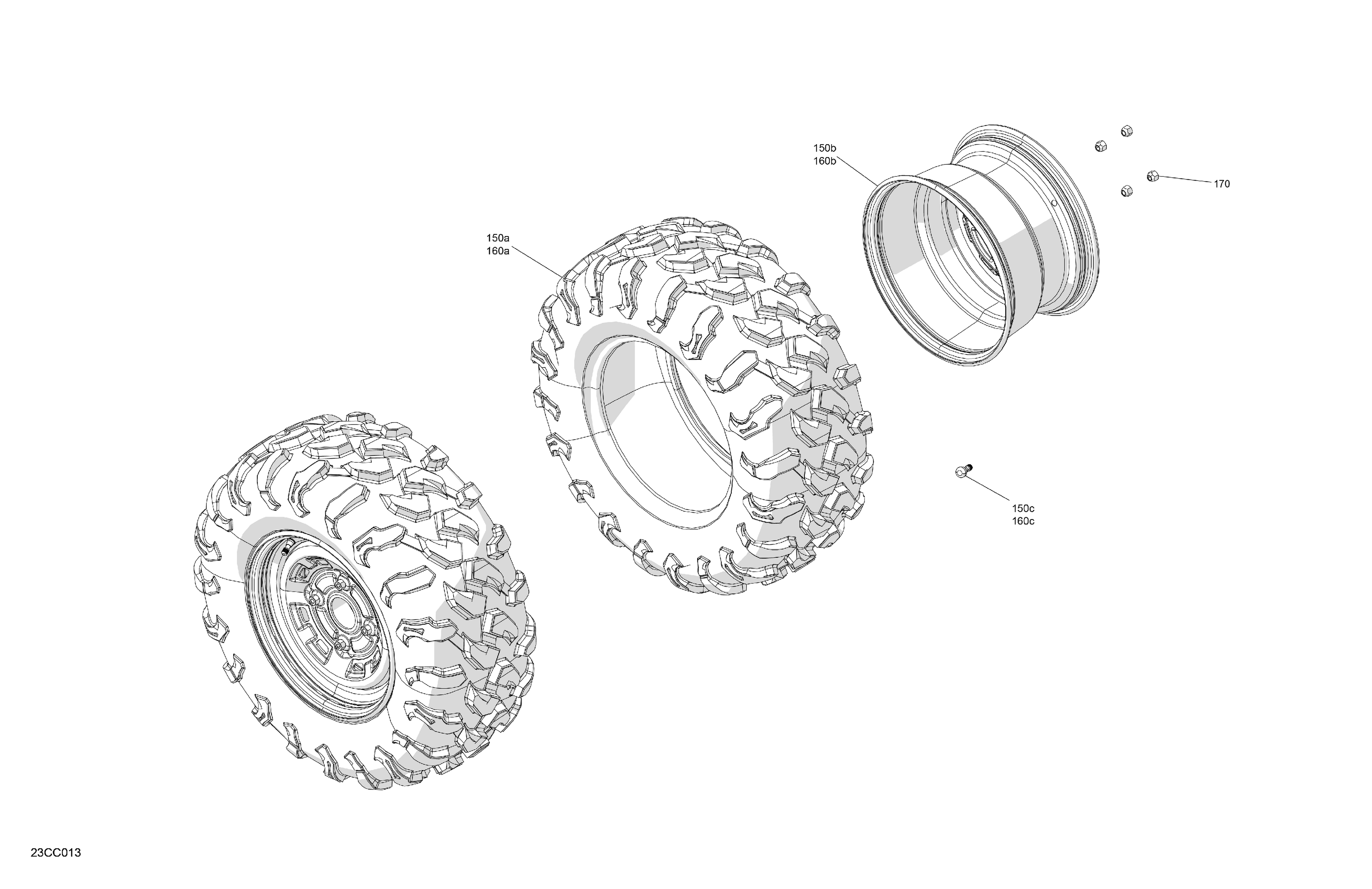 04  ENTRAINEMENT ROUES ARRIERE POUR TRAXTER HD7 BASE VERT TUNDRA EPANO 2023