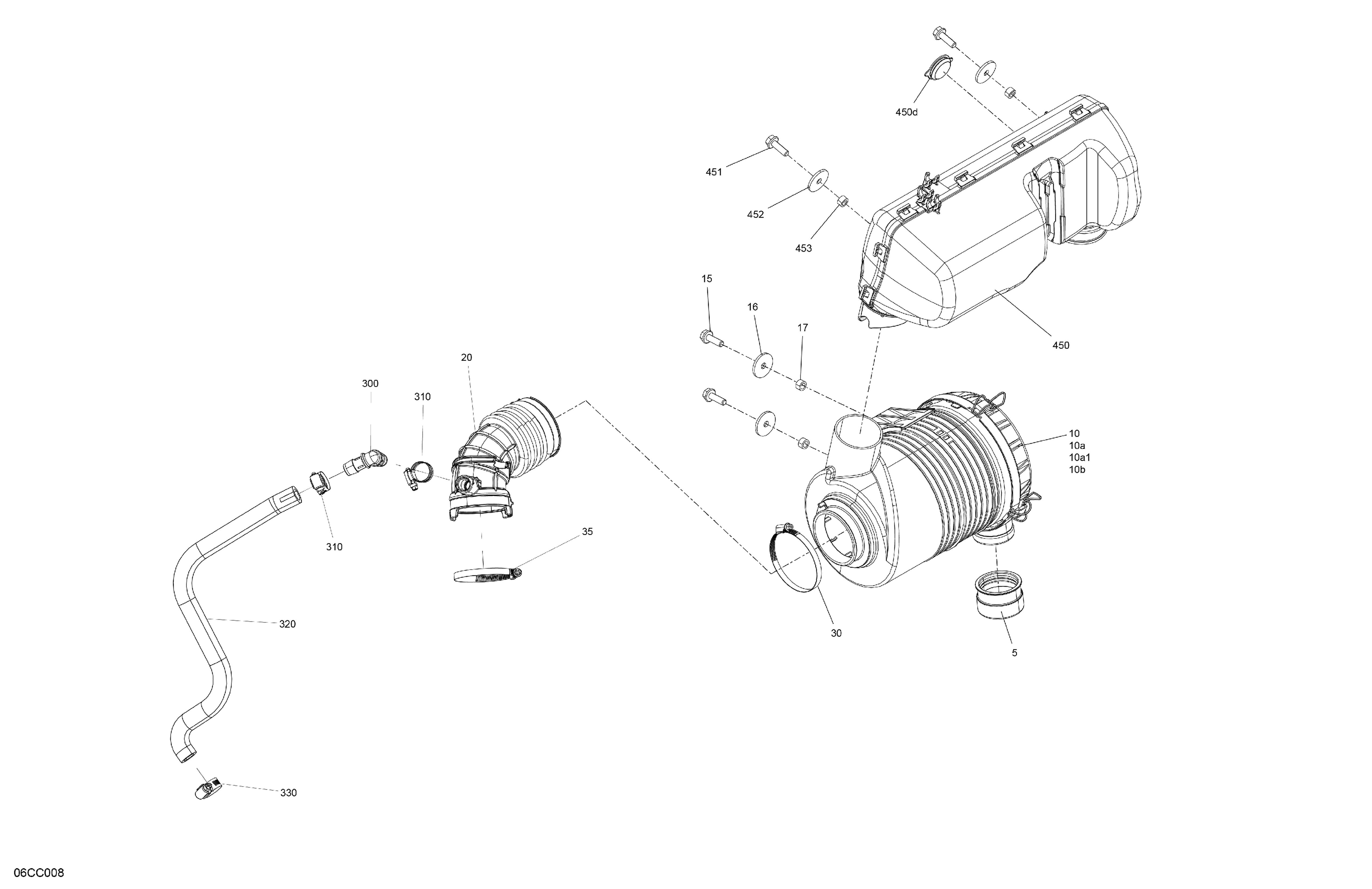 02  MOTEUR ADMISSION DAIR POUR TRAXTER HD9 BASE VERT TUNDRA EPANO 2023