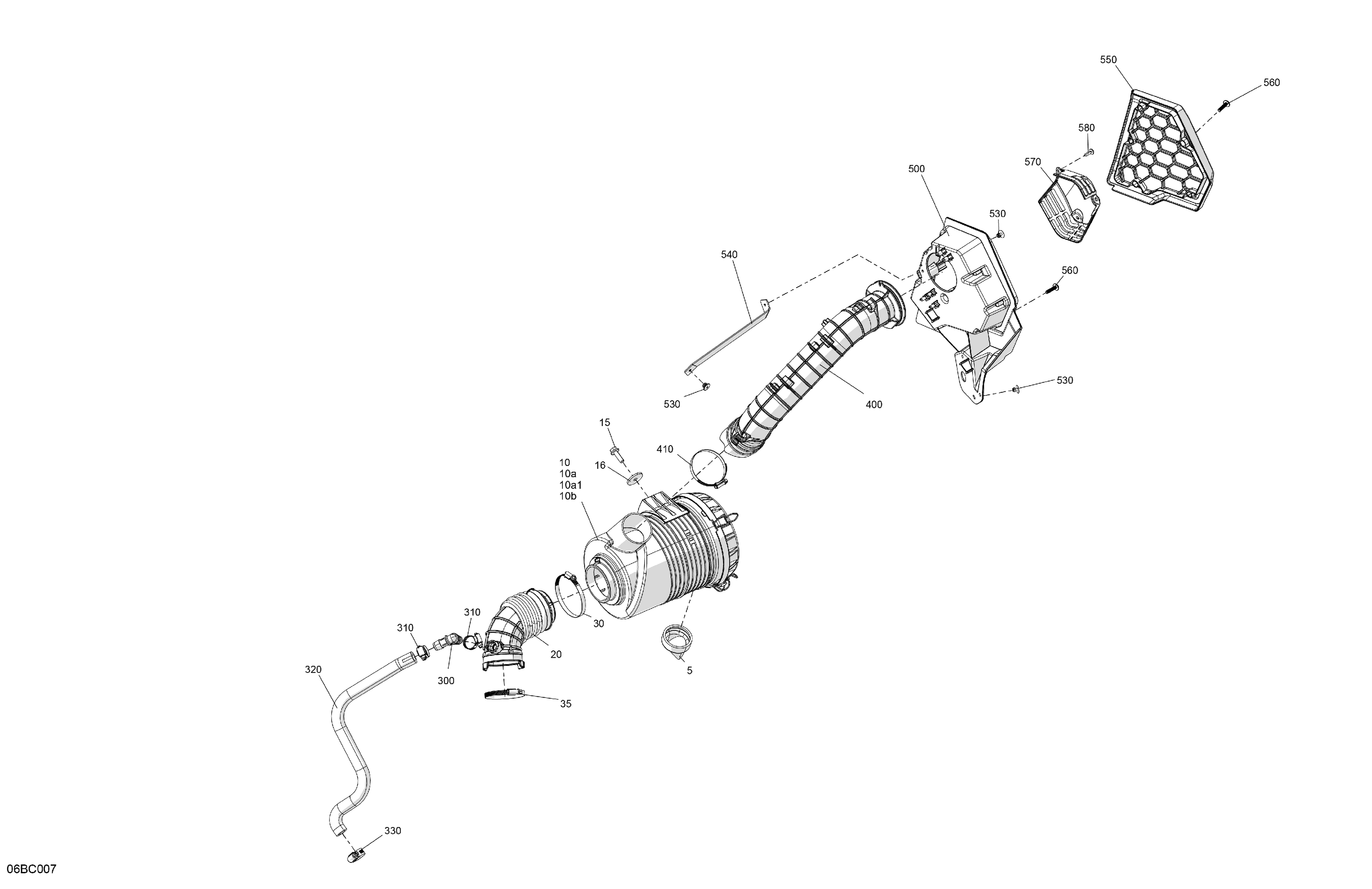 02  MOTEUR ADMISSION DAIR POUR MAVERICK TRAIL 1000 DPS BLEU GULFSTREAM EPANO 2022