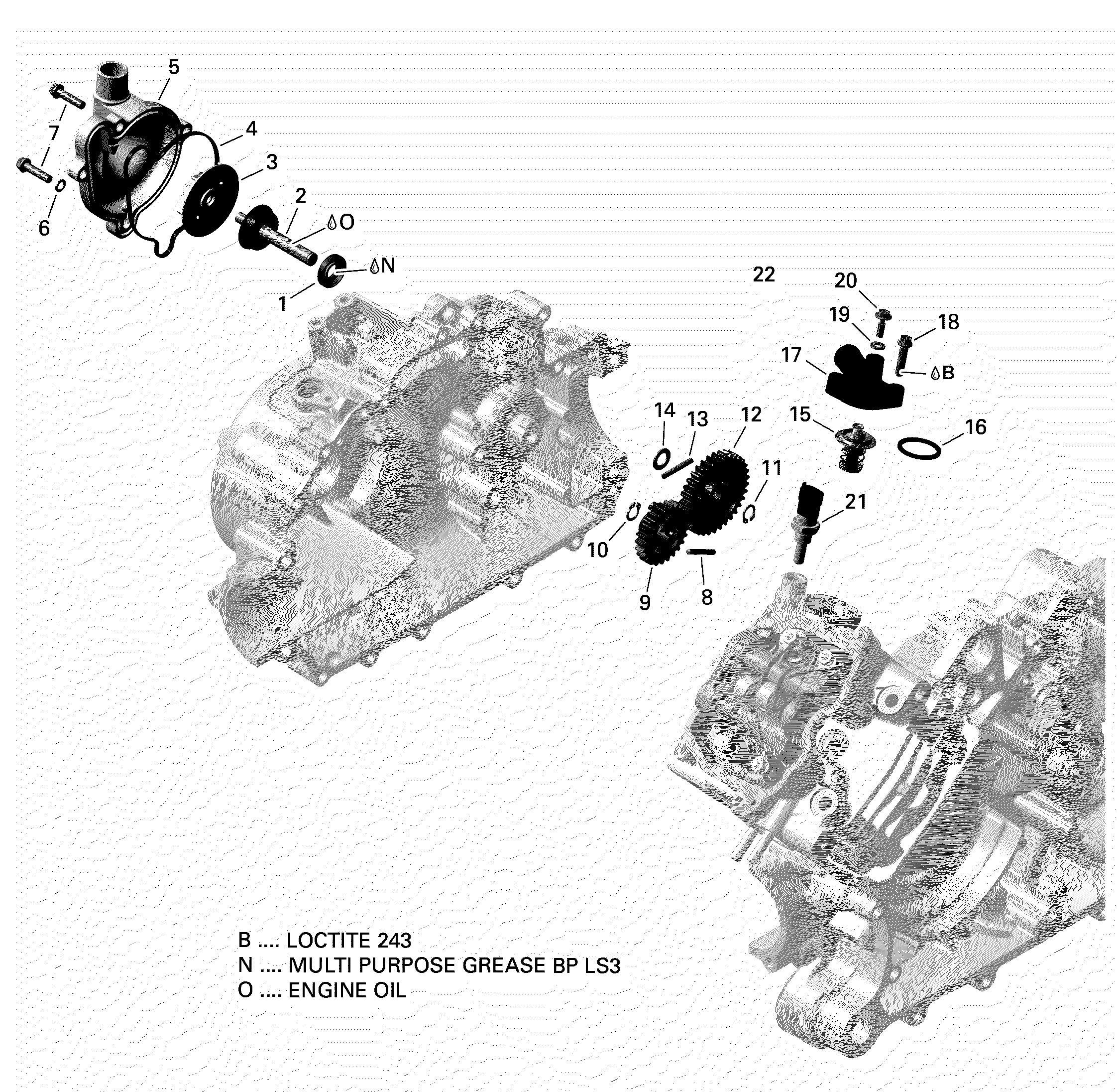 01  ROTAX REFROIDISSEMENT MOTEUR POUR DEFENDER BASE JAUNE 2000 HD5 NXT 2018