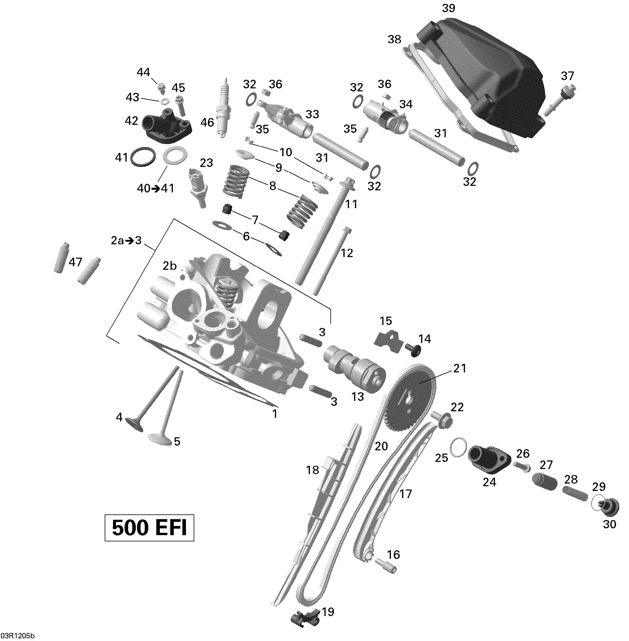 01  CULASSE ARRIERE POUR OUTLANDER MAX XT NOIR 2012